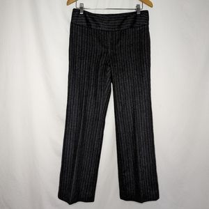 Banana Republic Women's Gray Harrison Wool Blend Wide Leg Pants Size 6